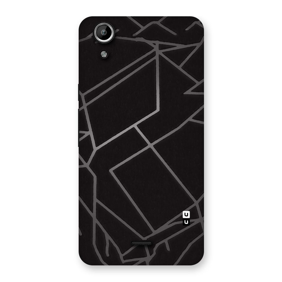 Silver Angle Design Back Case for Micromax Canvas Selfie Lens Q345