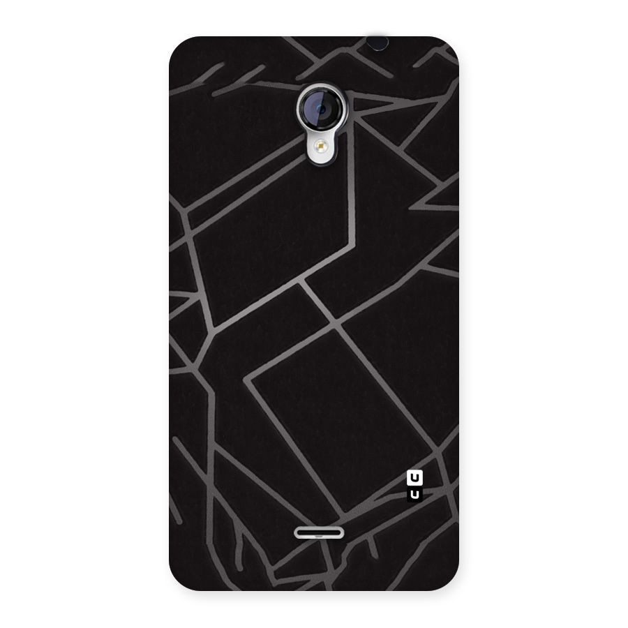 Silver Angle Design Back Case for Micromax Unite 2 A106