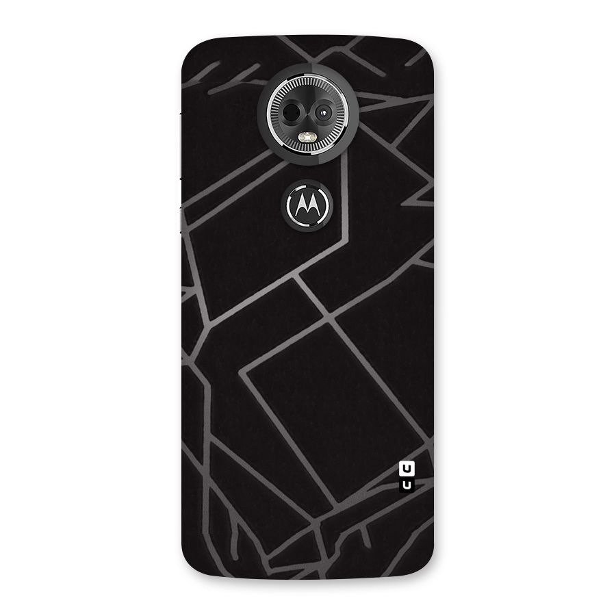 Silver Angle Design Back Case for Moto E5 Plus