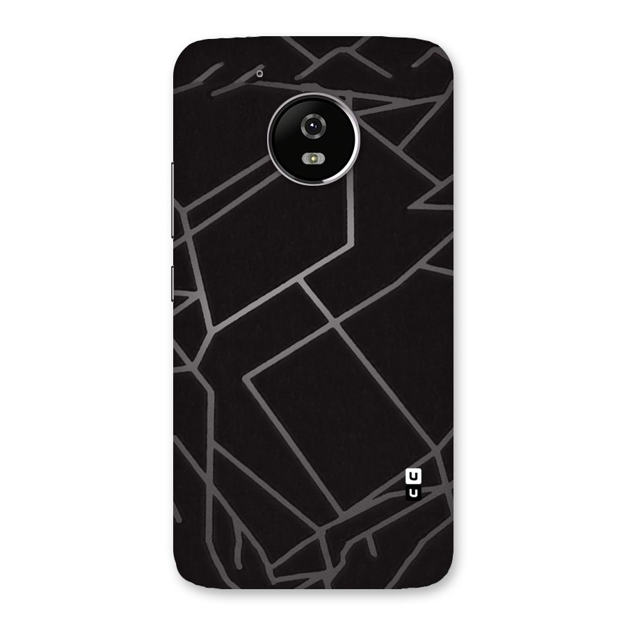 Silver Angle Design Back Case for Moto G5