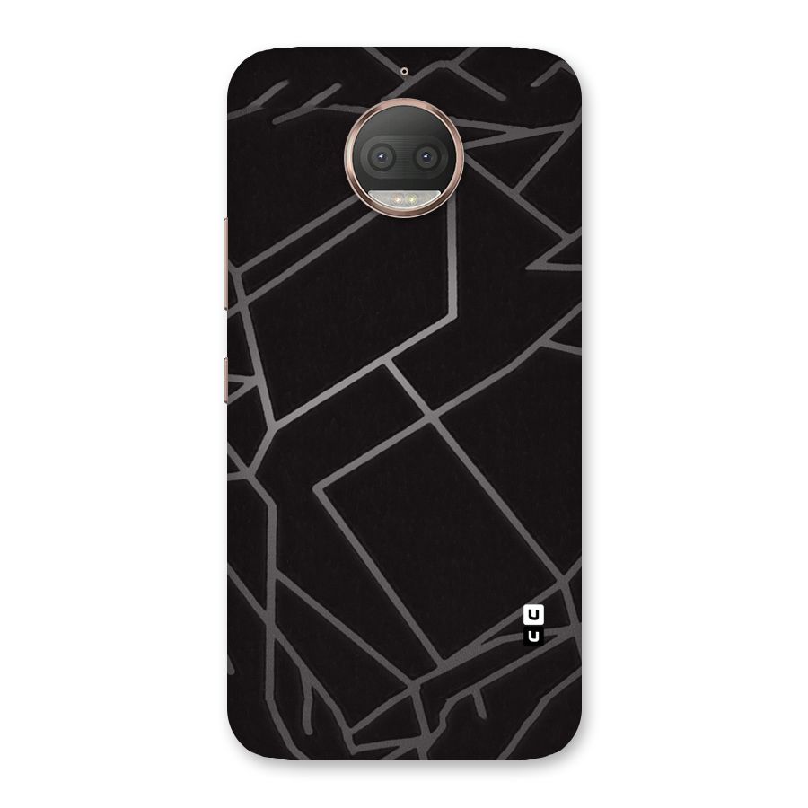 Silver Angle Design Back Case for Moto G5s Plus