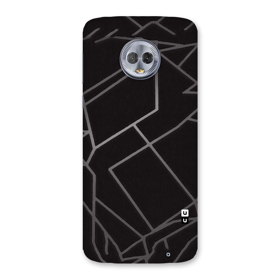 Silver Angle Design Back Case for Moto G6 Plus