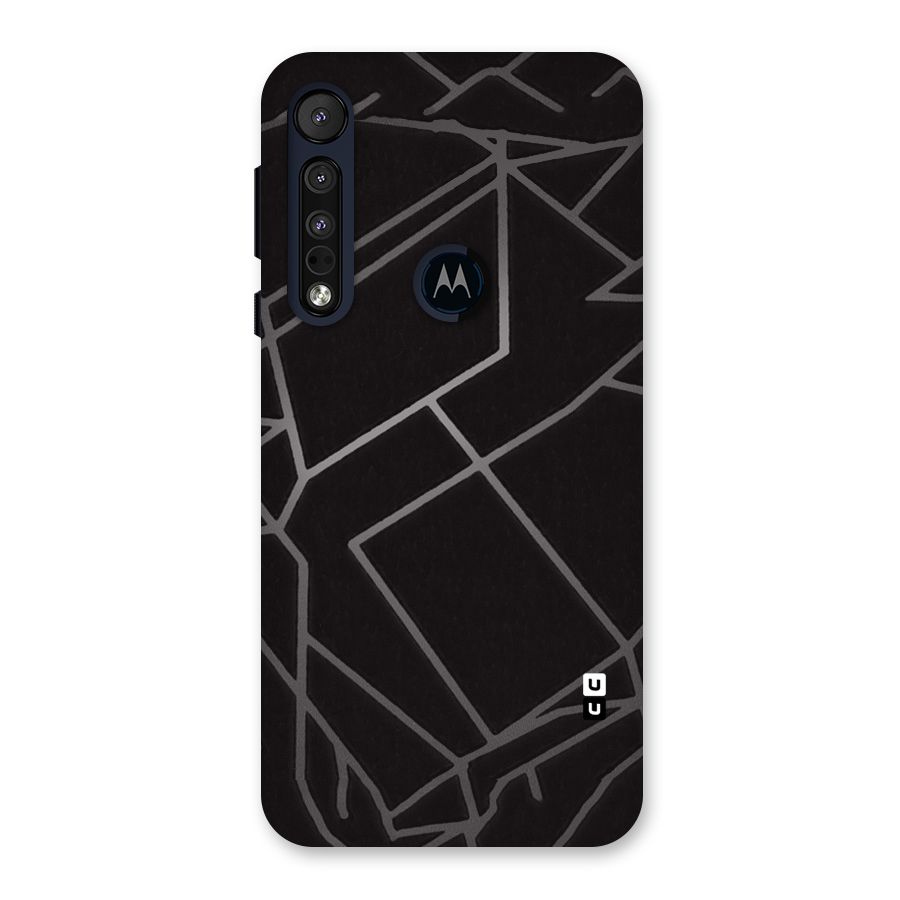Silver Angle Design Back Case for Motorola One Macro