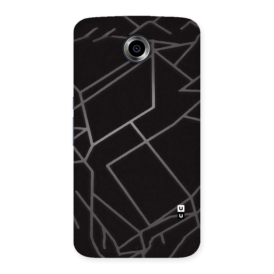 Silver Angle Design Back Case for Nexsus 6