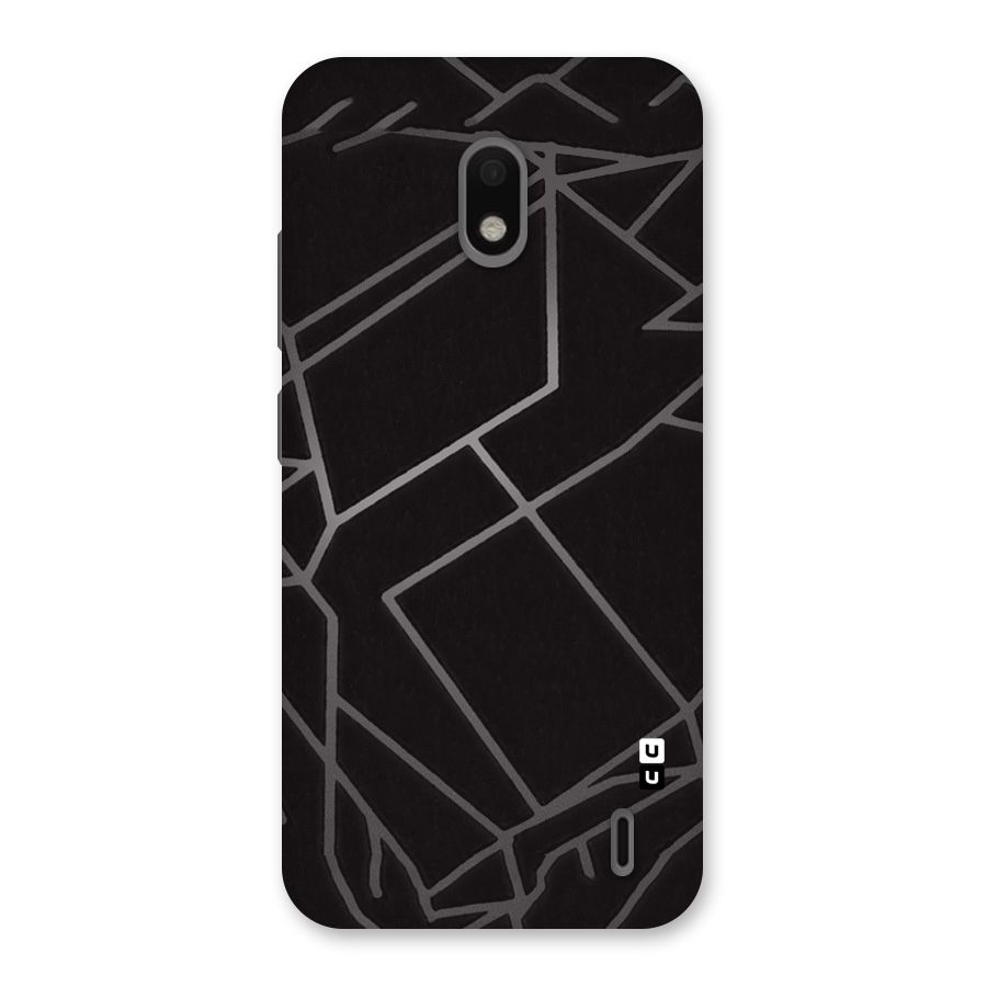 Silver Angle Design Back Case for Nokia 2.2