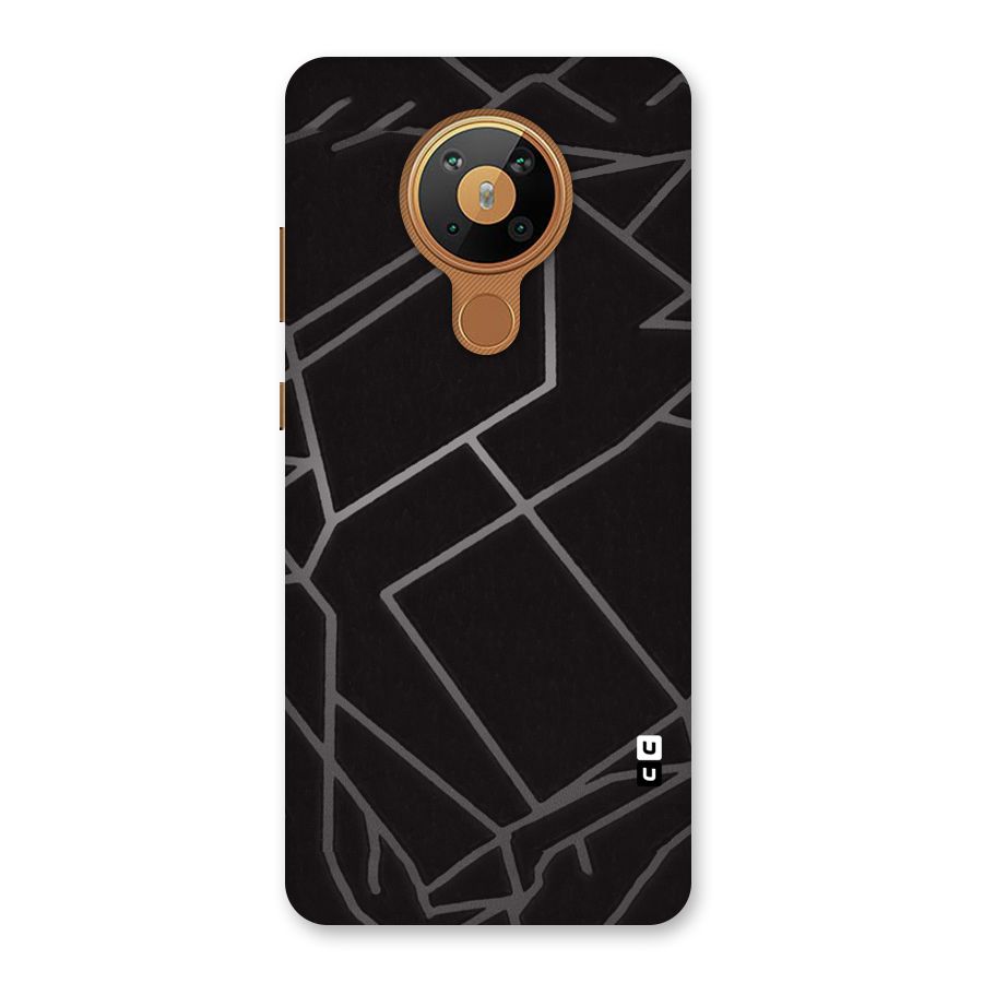 Silver Angle Design Back Case for Nokia 5.3