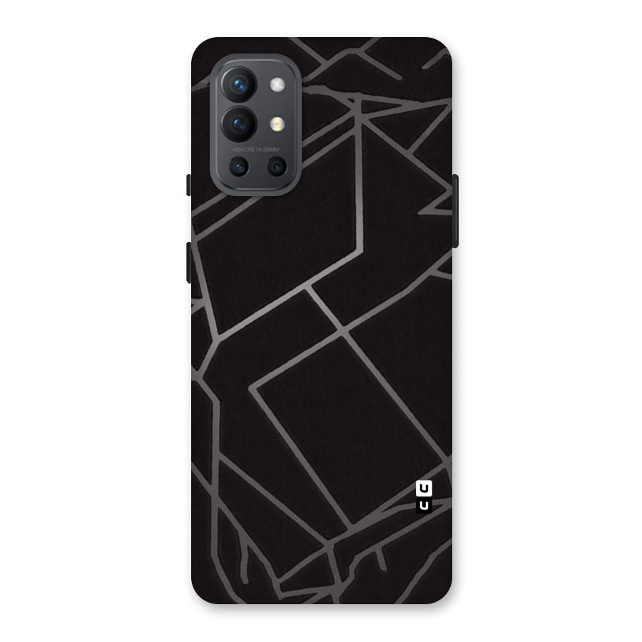 Silver Angle Design Back Case for OnePlus 9R