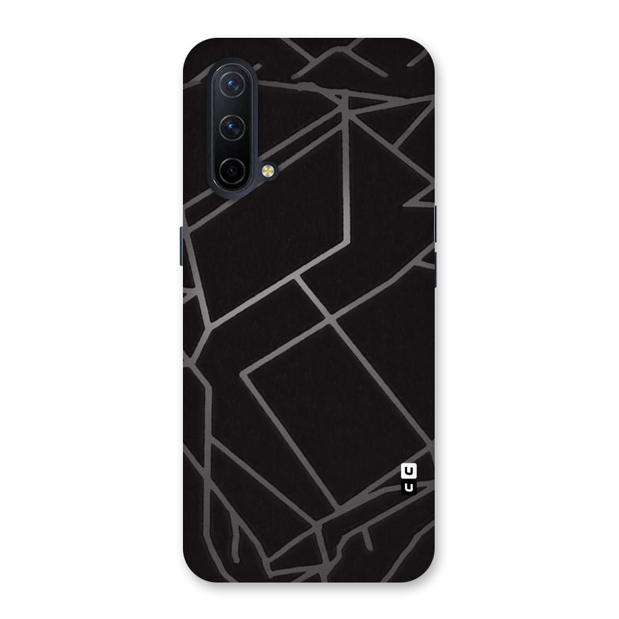 Silver Angle Design Back Case for OnePlus Nord CE 5G