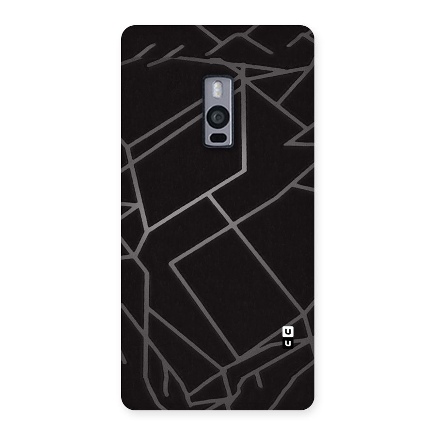 Silver Angle Design Back Case for OnePlus Two
