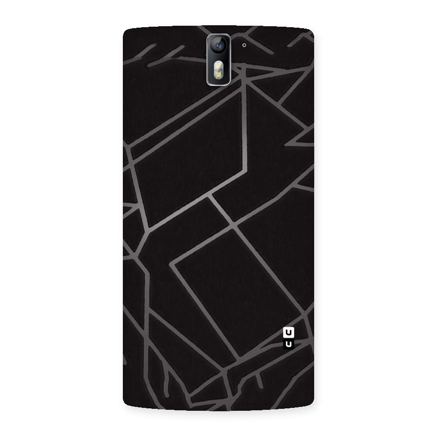 Silver Angle Design Back Case for One Plus One