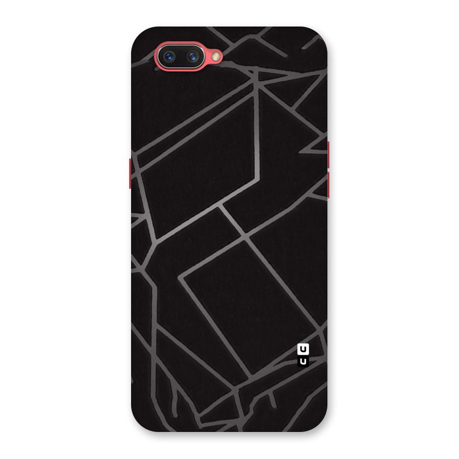 Silver Angle Design Back Case for Oppo A3s