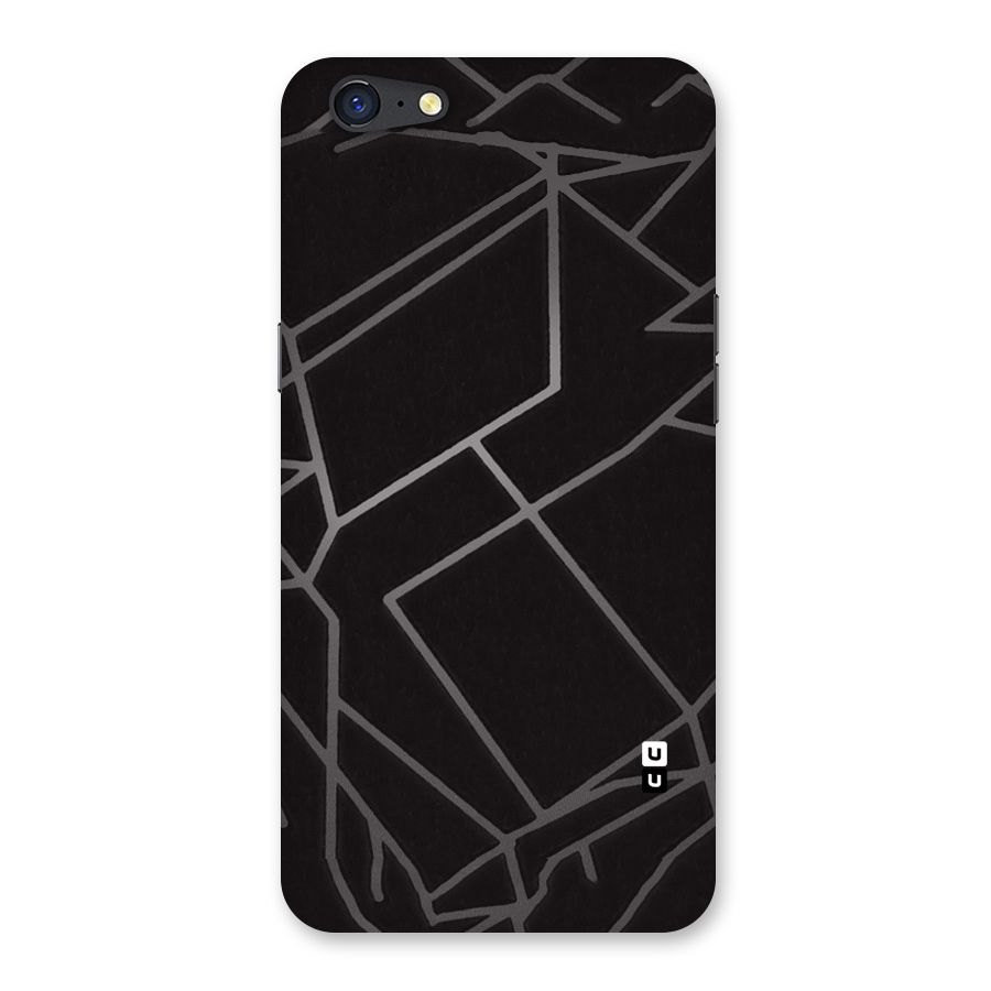Silver Angle Design Back Case for Oppo A71