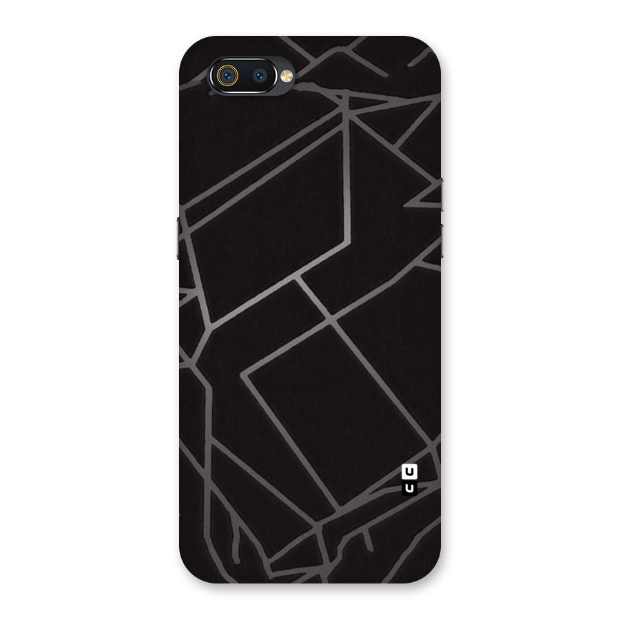 Silver Angle Design Back Case for Realme C2