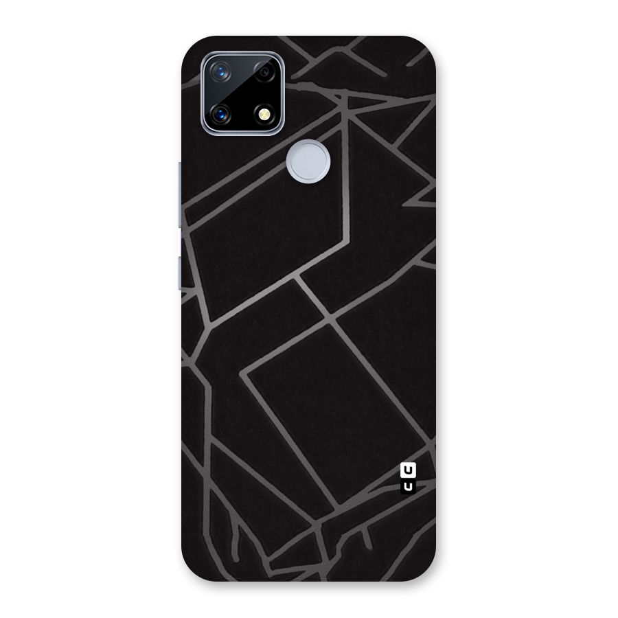 Silver Angle Design Back Case for Realme Narzo 20