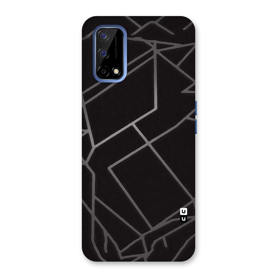 Silver Angle Design Back Case for Realme Narzo 30 Pro