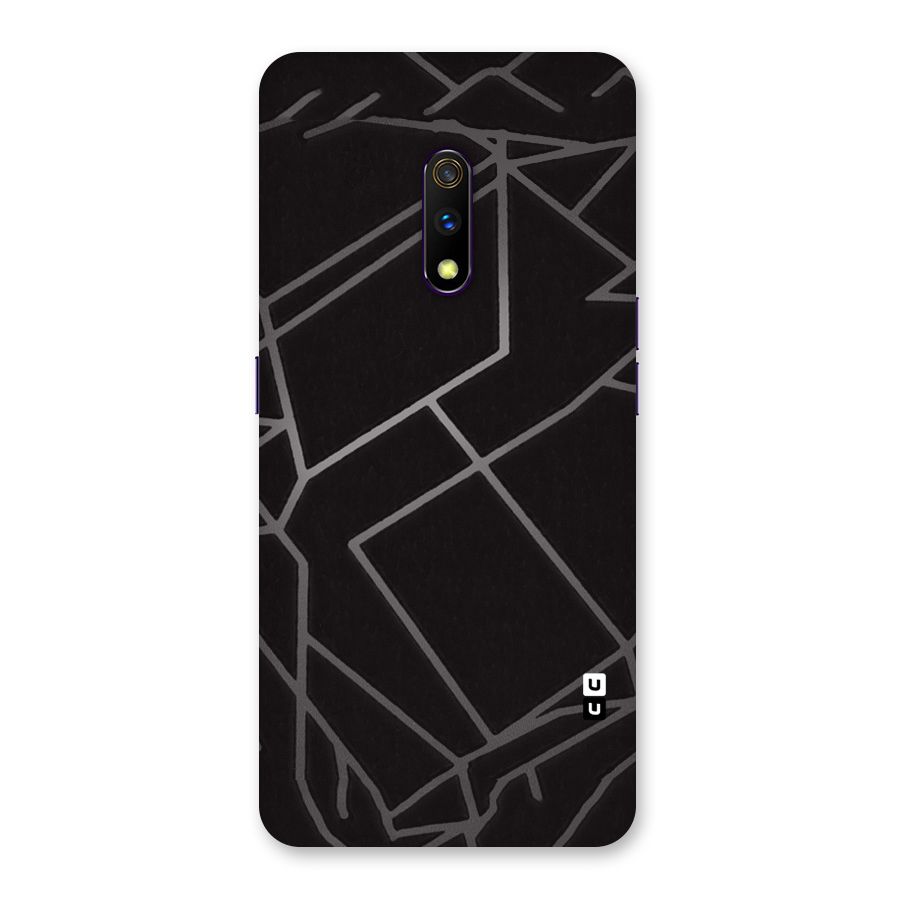 Silver Angle Design Back Case for Realme X