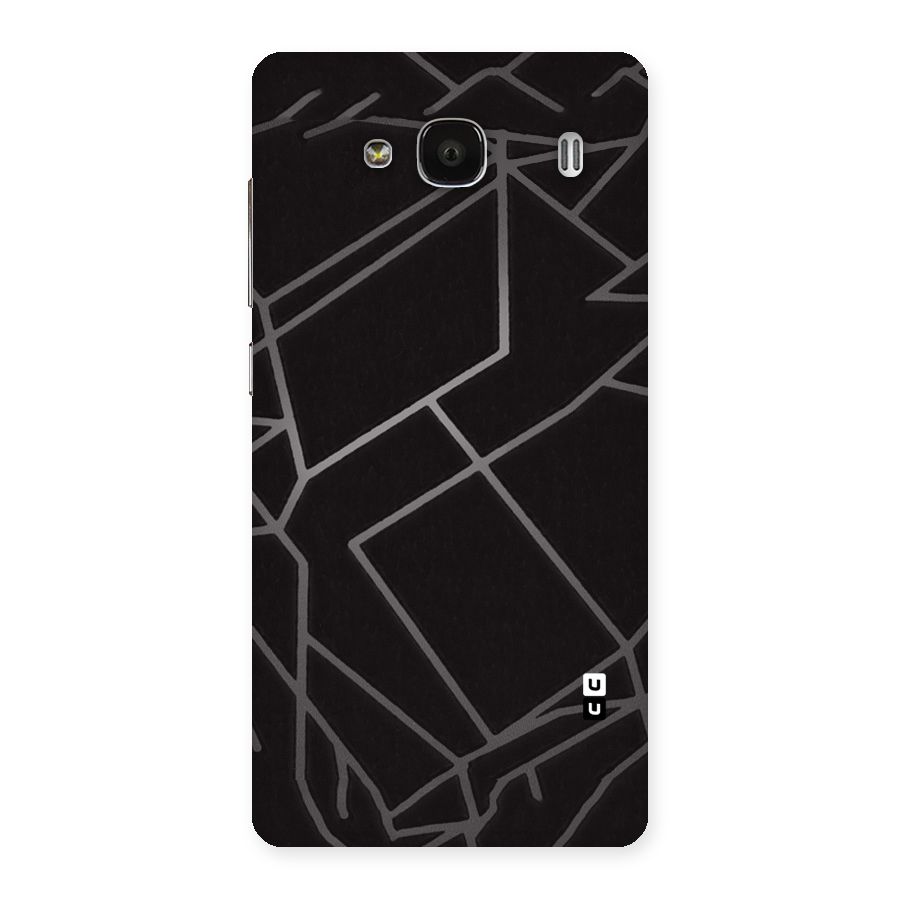 Silver Angle Design Back Case for Redmi 2s
