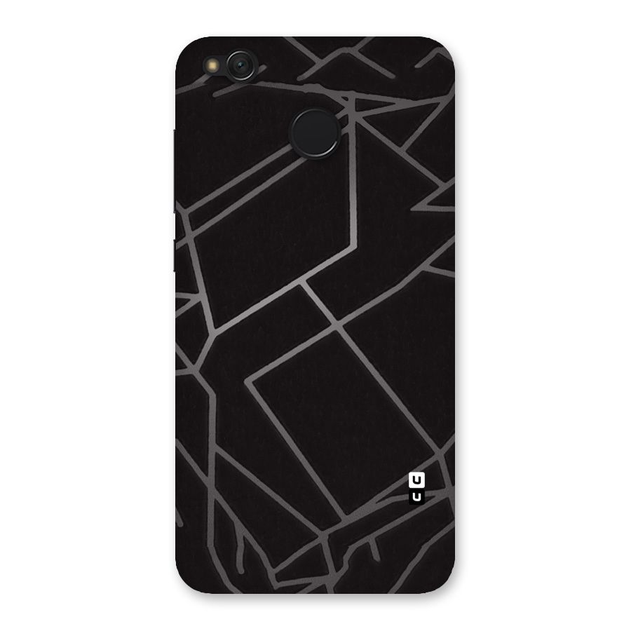 Silver Angle Design Back Case for Redmi 4