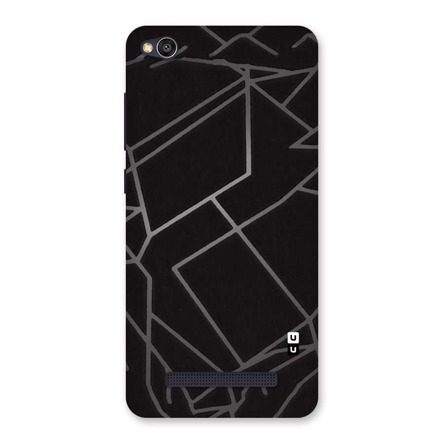Silver Angle Design Back Case for Redmi 4A