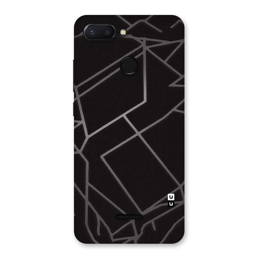Silver Angle Design Back Case for Redmi 6