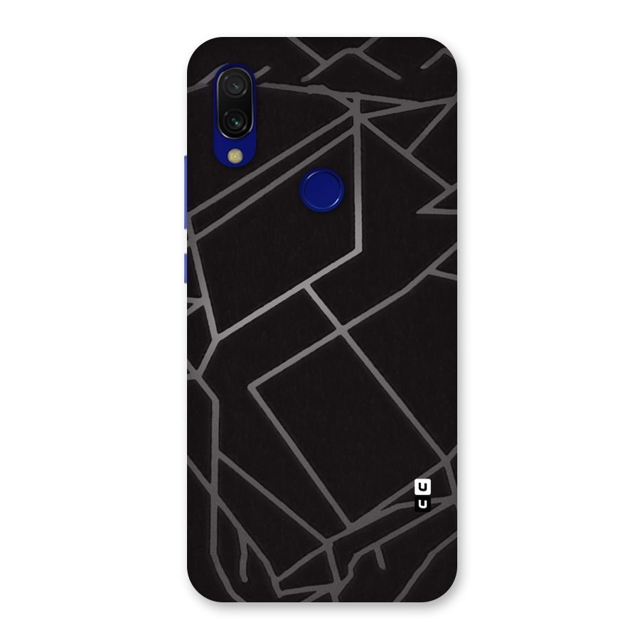 Silver Angle Design Back Case for Redmi 7