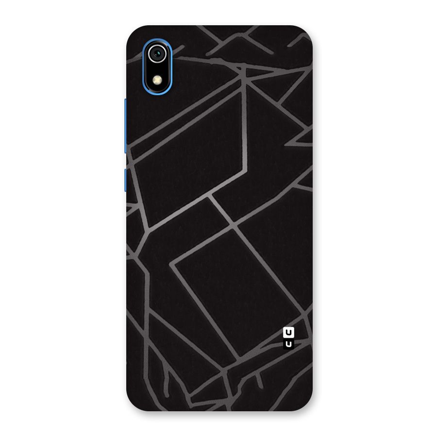 Silver Angle Design Back Case for Redmi 7A