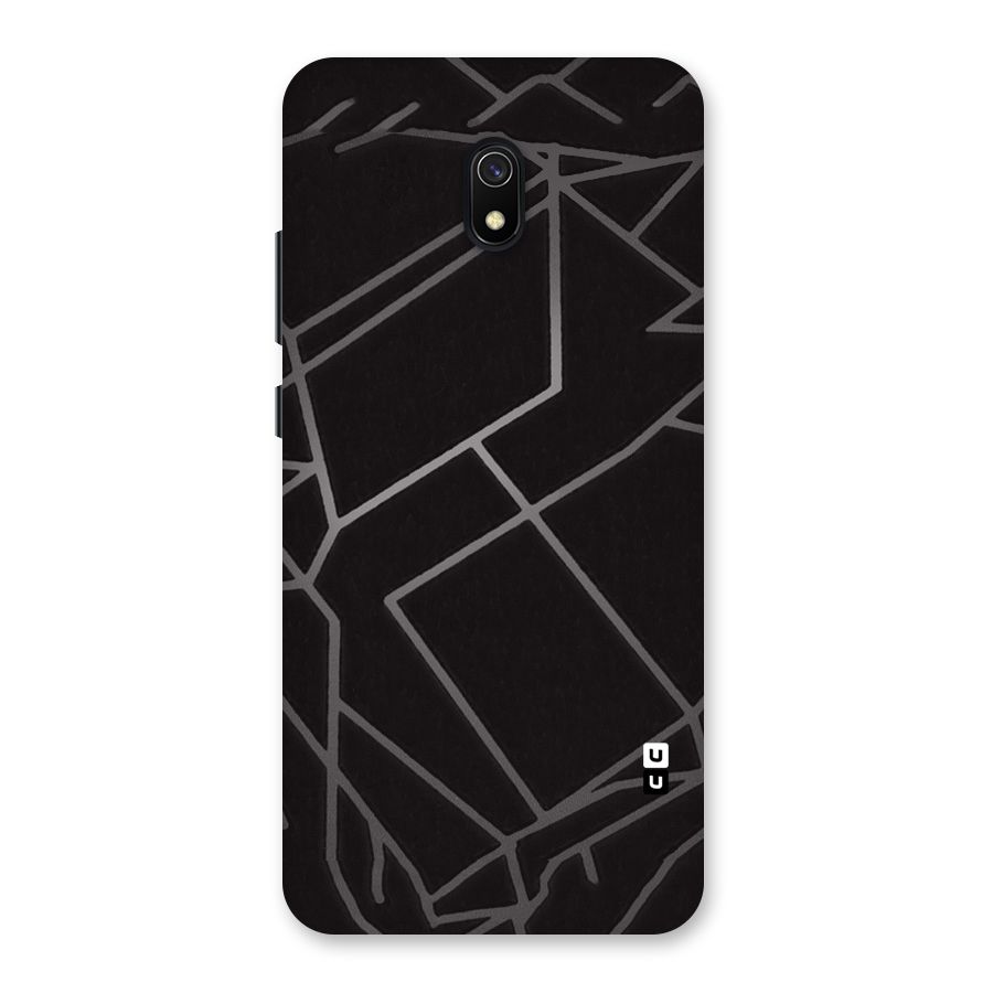 Silver Angle Design Back Case for Redmi 8A
