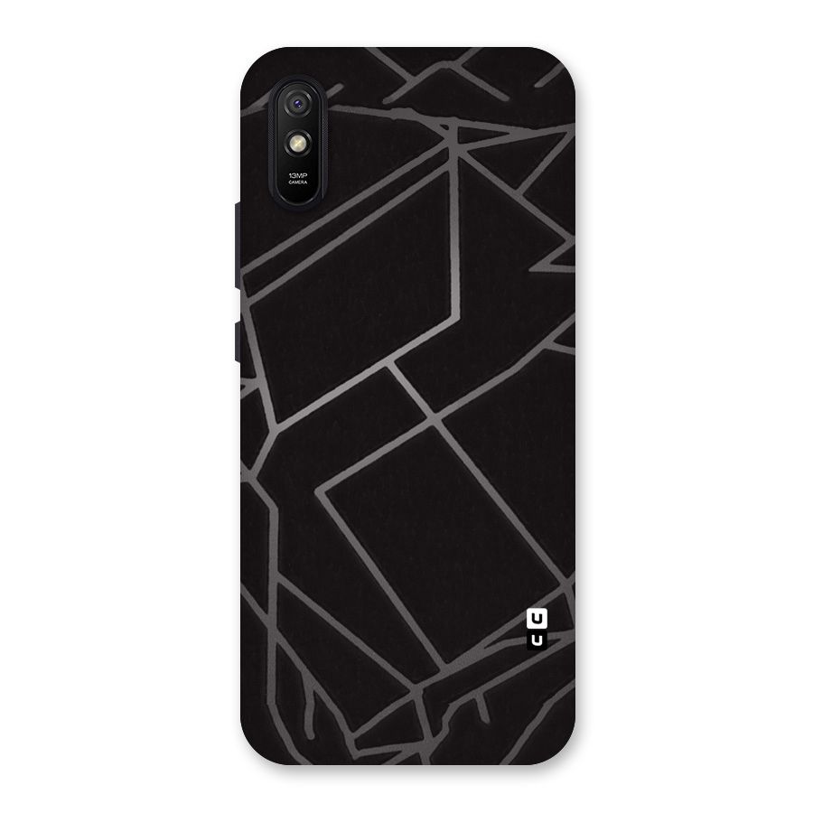 Silver Angle Design Back Case for Redmi 9A