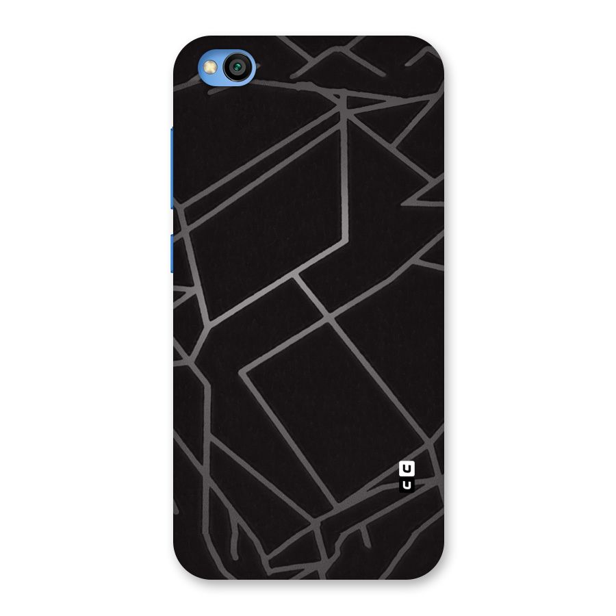 Silver Angle Design Back Case for Redmi Go