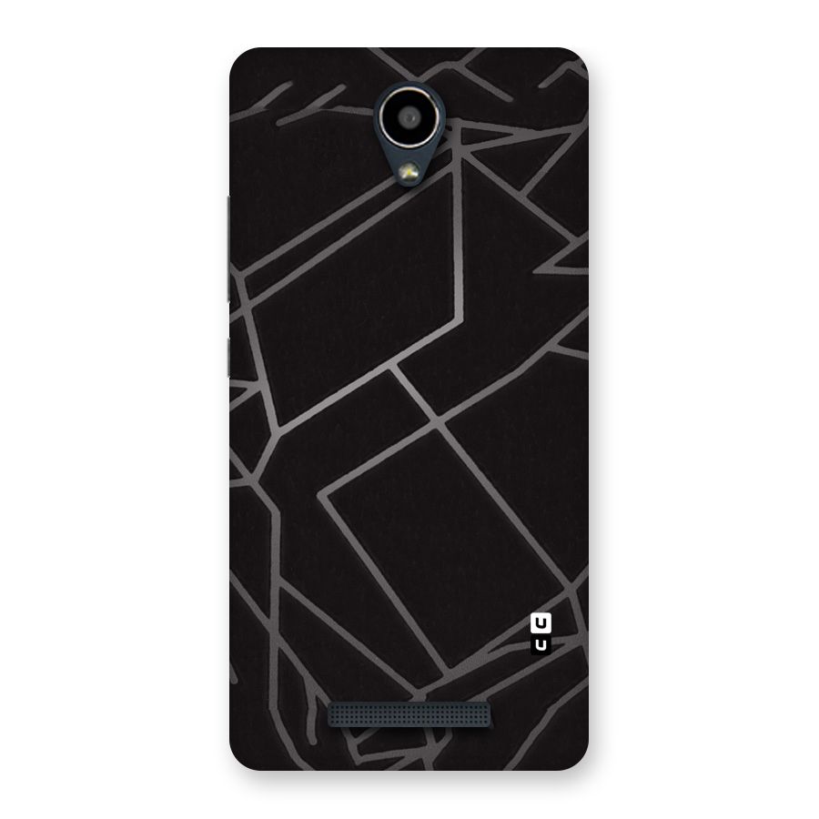 Silver Angle Design Back Case for Redmi Note 2