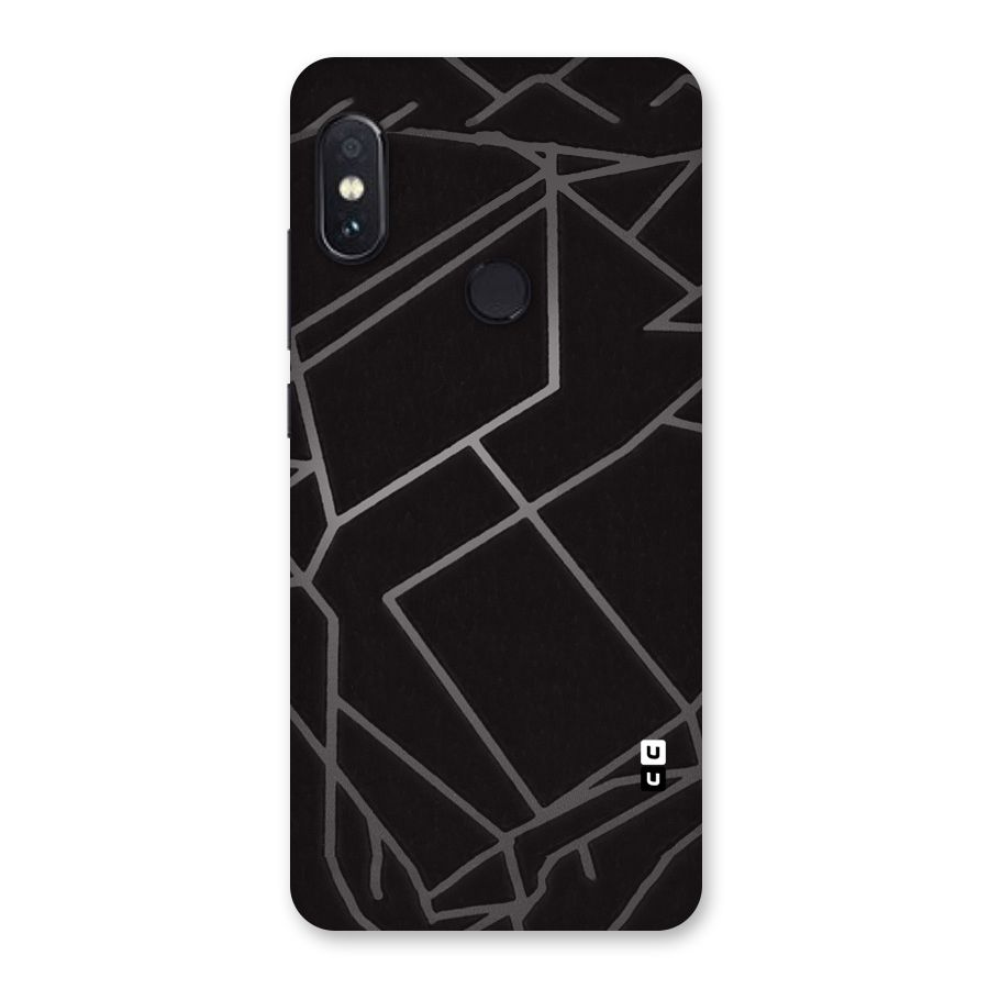 Silver Angle Design Back Case for Redmi Note 5 Pro