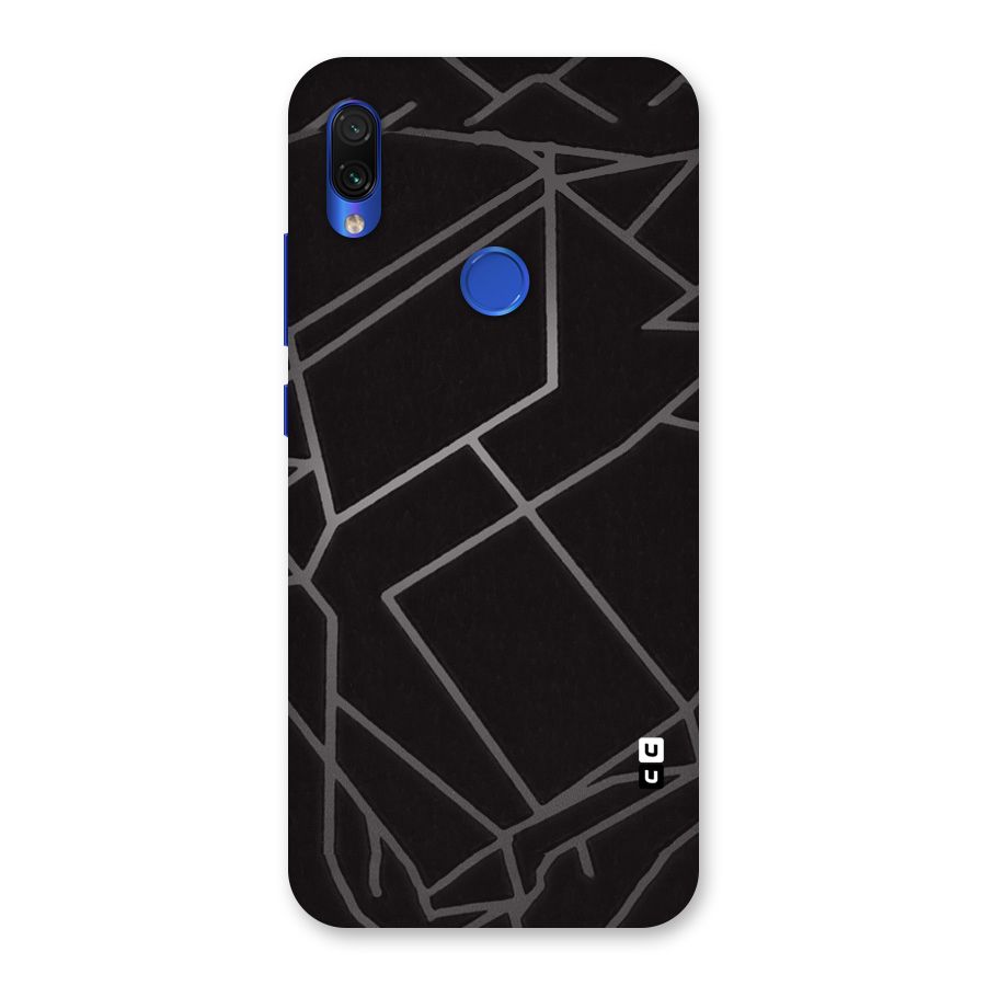 Silver Angle Design Back Case for Redmi Note 7S
