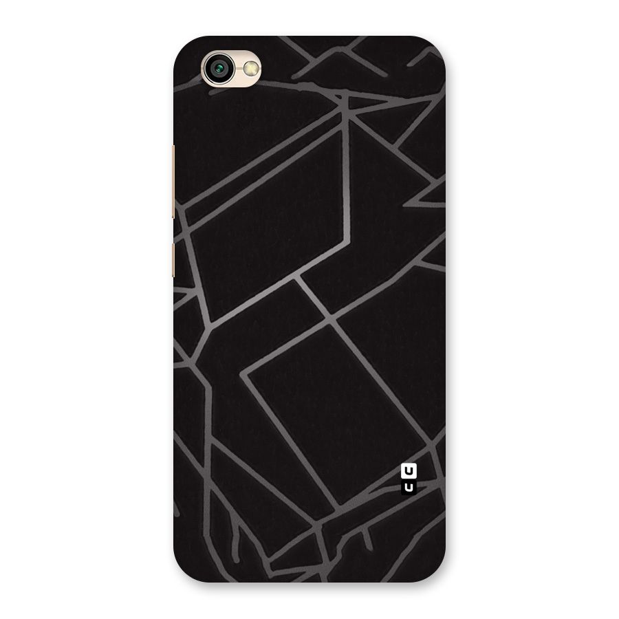 Silver Angle Design Back Case for Redmi Y1 Lite