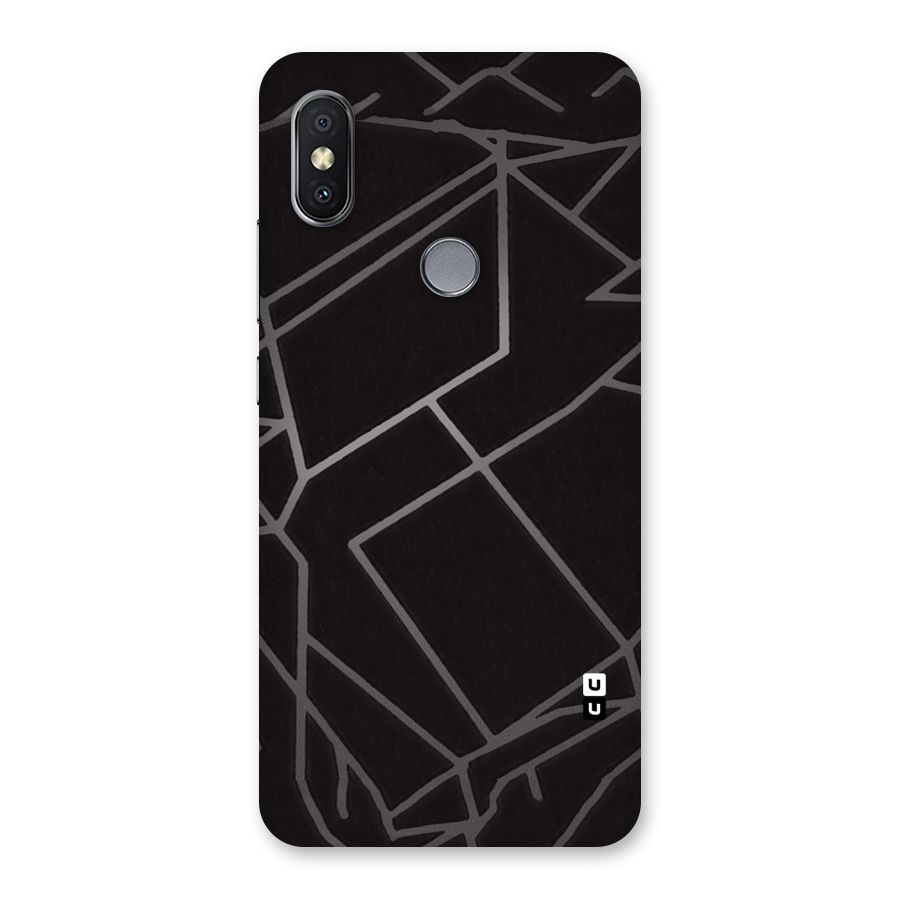 Silver Angle Design Back Case for Redmi Y2