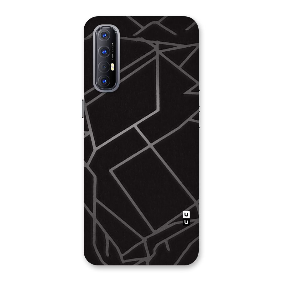 Silver Angle Design Back Case for Reno3 Pro