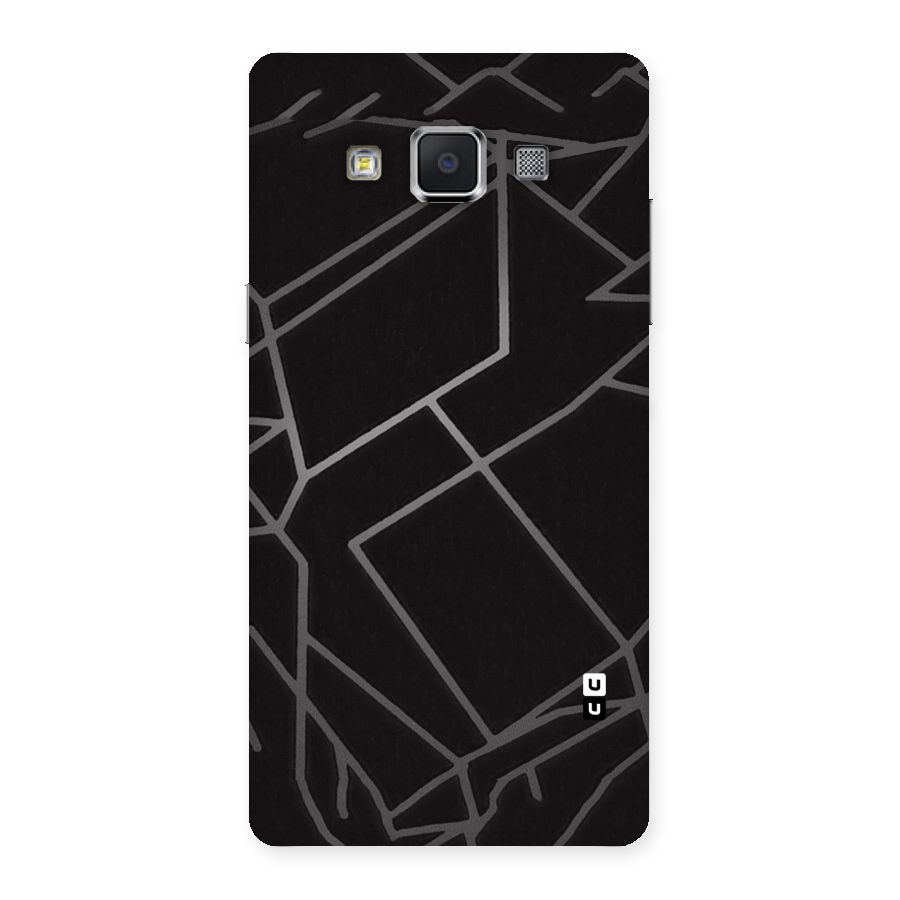 Silver Angle Design Back Case for Samsung Galaxy A5