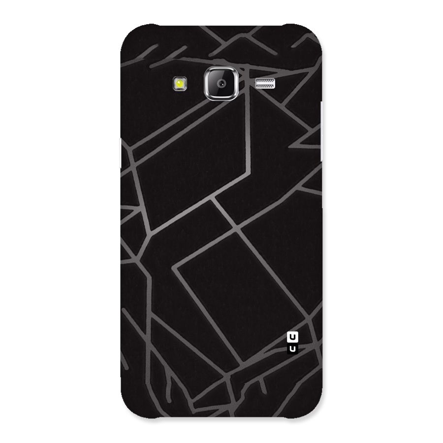 Silver Angle Design Back Case for Samsung Galaxy J2 Prime
