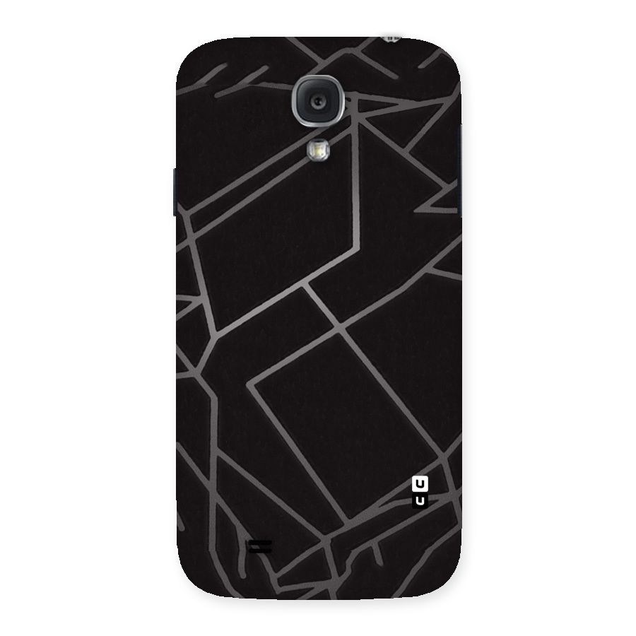 Silver Angle Design Back Case for Samsung Galaxy S4