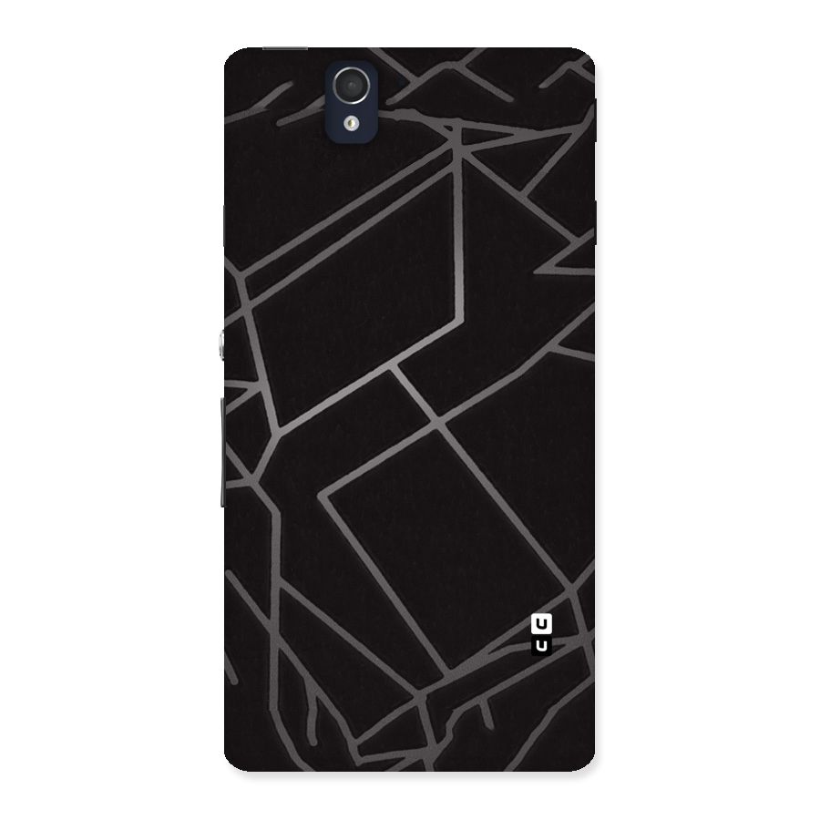 Silver Angle Design Back Case for Sony Xperia Z