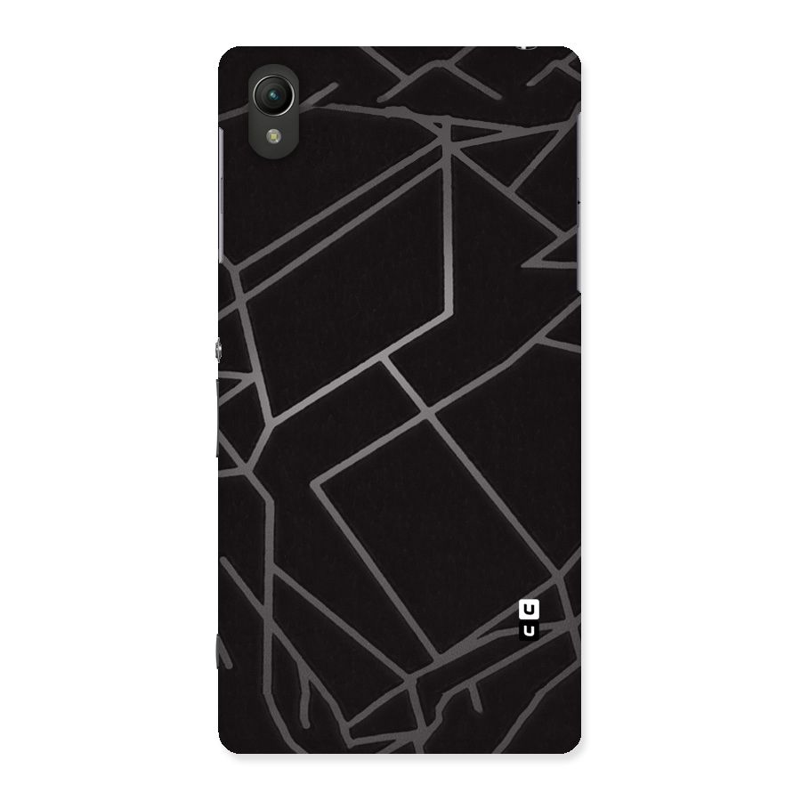 Silver Angle Design Back Case for Sony Xperia Z2