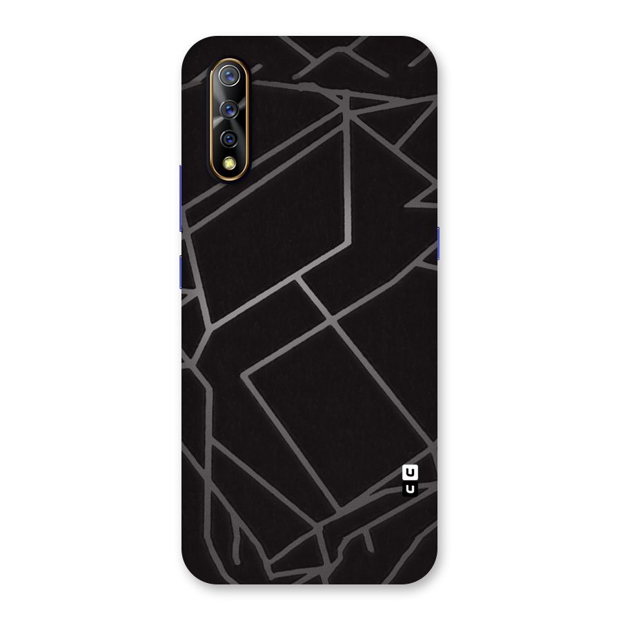 Silver Angle Design Back Case for Vivo S1
