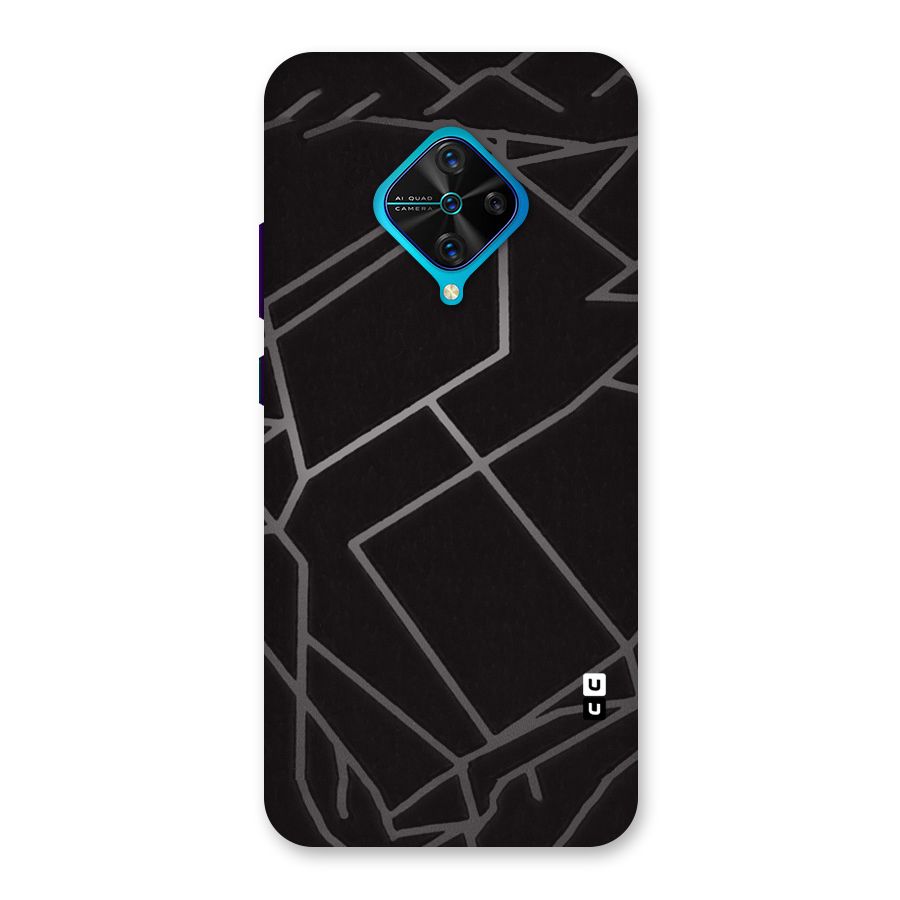 Silver Angle Design Back Case for Vivo S1 Pro