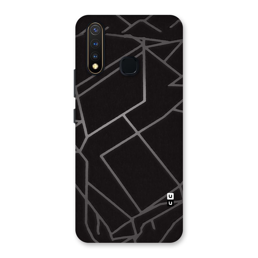 Silver Angle Design Back Case for Vivo U20