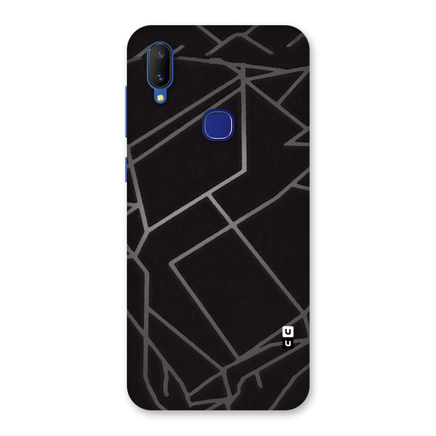 Silver Angle Design Back Case for Vivo V11