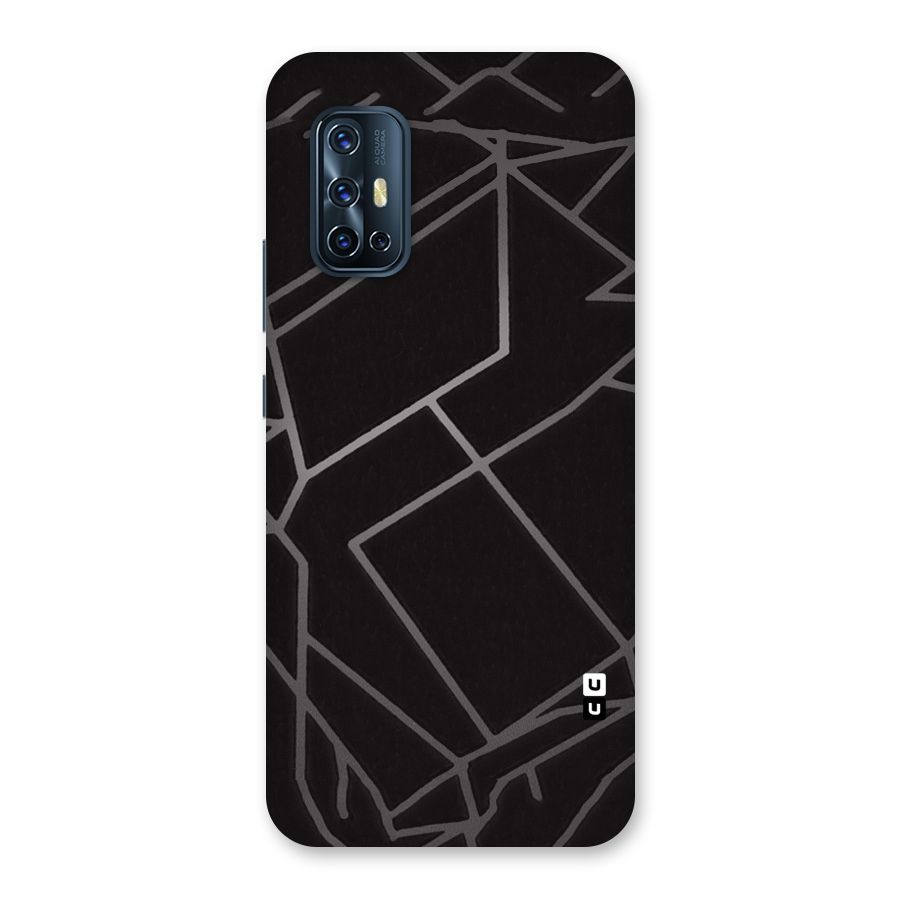 Silver Angle Design Back Case for Vivo V17