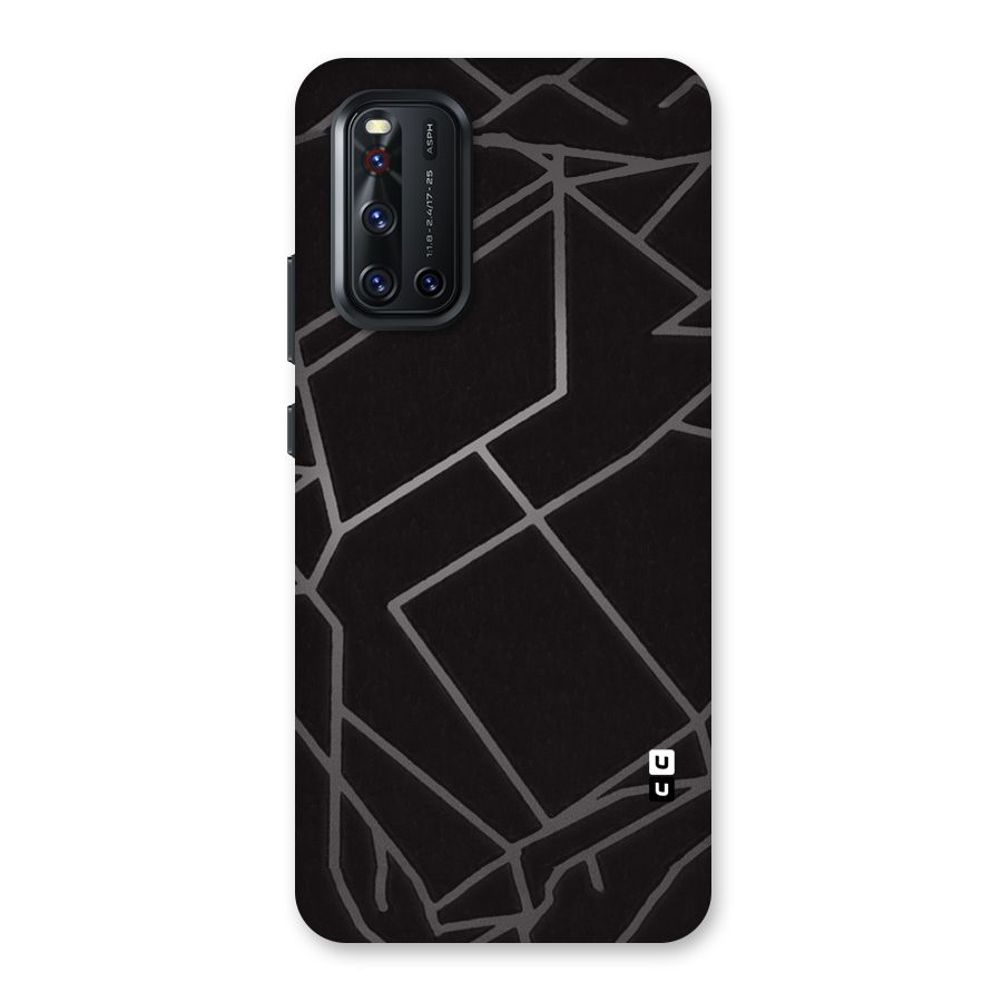 Silver Angle Design Back Case for Vivo V19