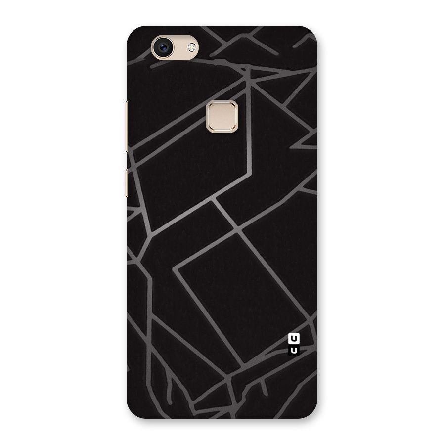 Silver Angle Design Back Case for Vivo V7
