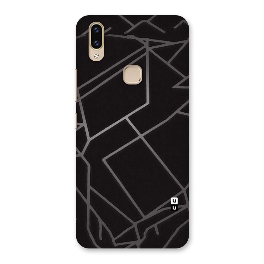 Silver Angle Design Back Case for Vivo V9 Youth