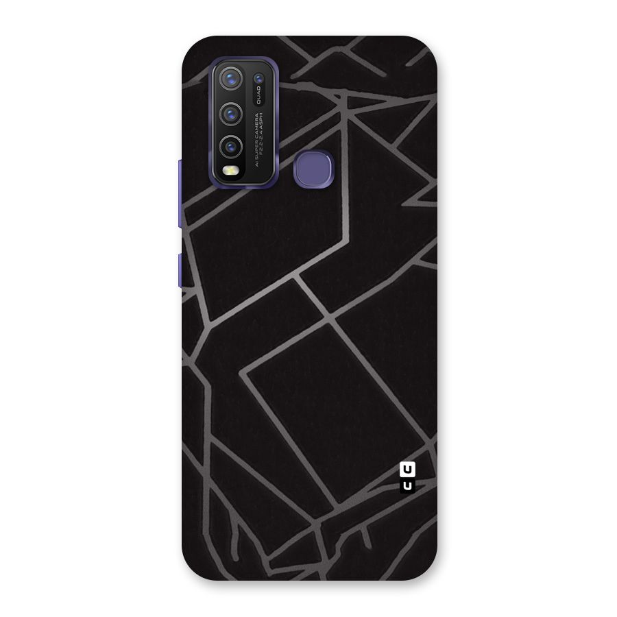 Silver Angle Design Back Case for Vivo Y50