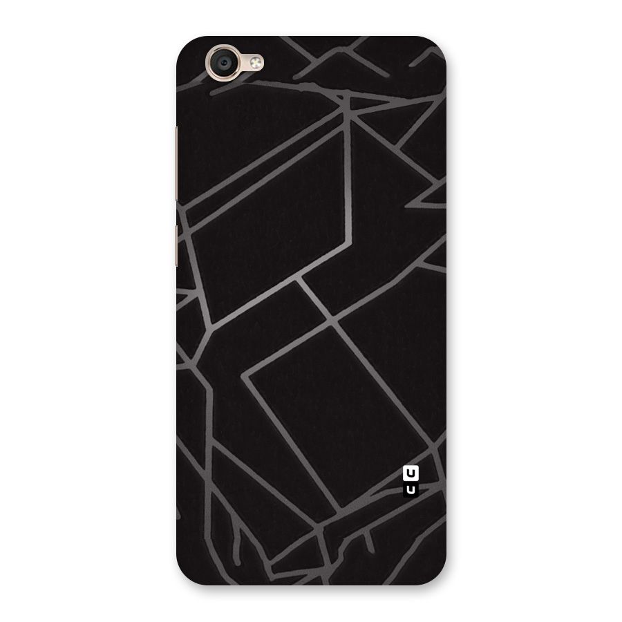 Silver Angle Design Back Case for Vivo Y55s